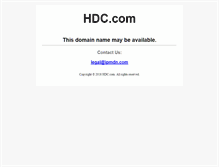 Tablet Screenshot of hdc.com